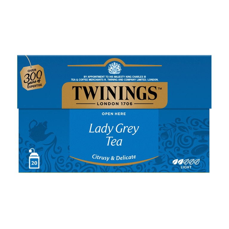 TWININGS LADY GREY Citrusy & Delicate Black Tea 40g