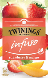 TWININGS Infuso Strawberry & Mango Flavor Fruit Tea 40g
