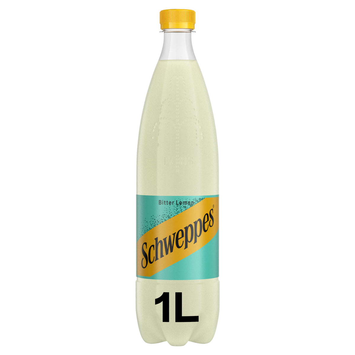 SCHWEPPES BITTER LEMON Flavor Sparkling Soft Drink 1L