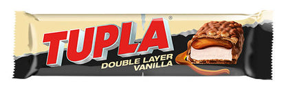 12 TUPLA DOUBLE VANILLA Flavor Chocolate Bars Candy Sweets 48g