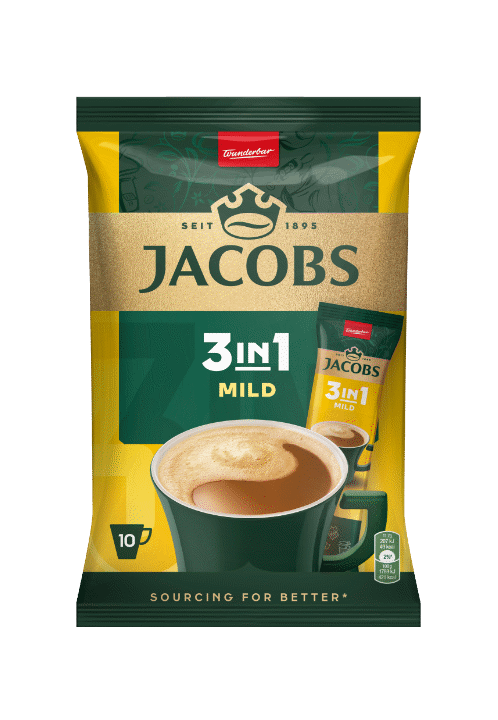 JACOBS MILD 3in1 Instant Coffee Bag (10sticks) 111g