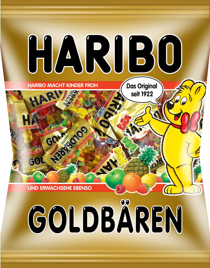 HARIBO GOLDBEARS Share Packs Gummi Candy 250g