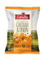 ESTRELLA CHEDDAR & ONION Flavor Kettle Cooked Potato Chips Snacks 120g 4.2oz