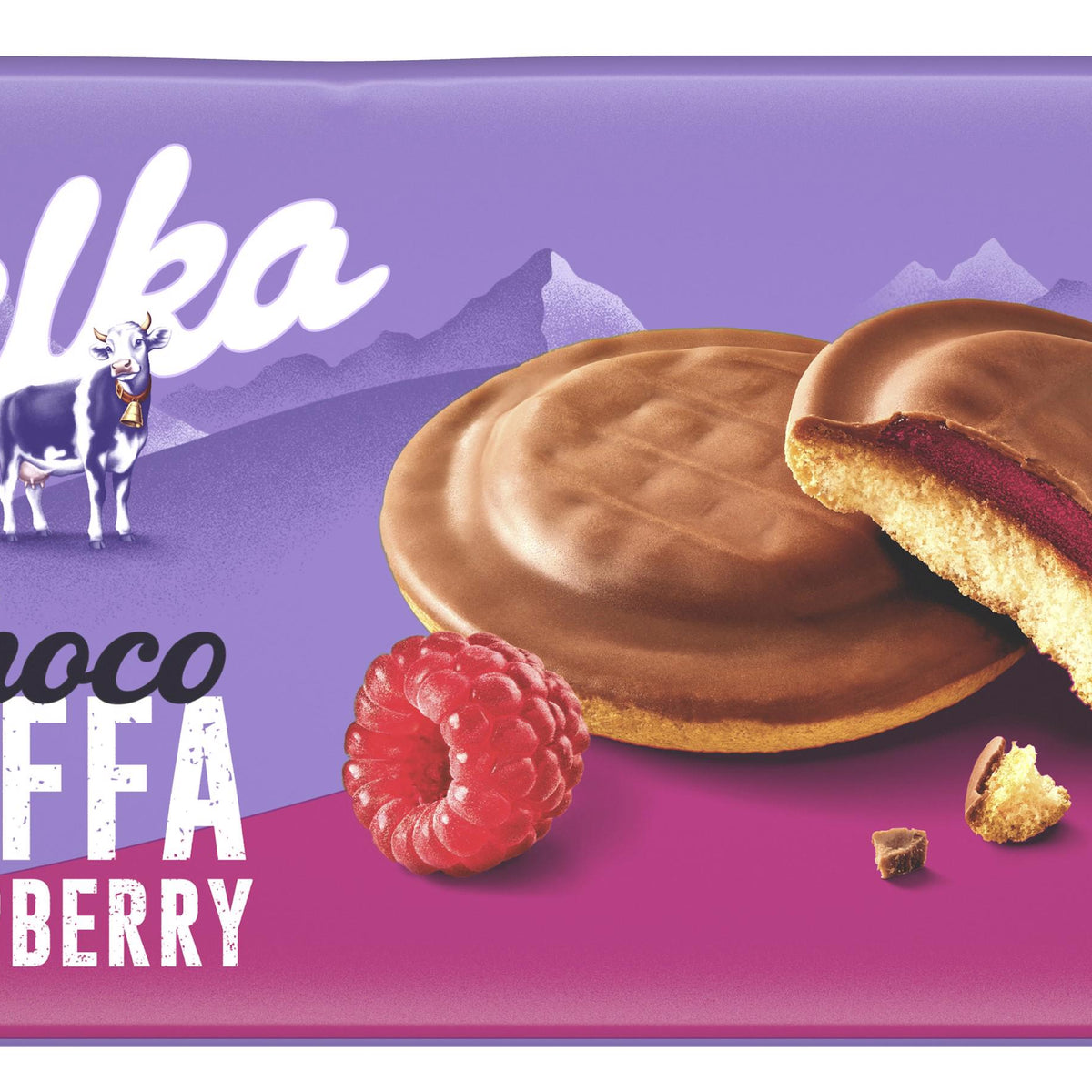 Choco Jaffa Raspberry MILKA CHOCO JAFFA Cookies with Raspberry Jelly Filling 147g 5.2oz – Tom ...