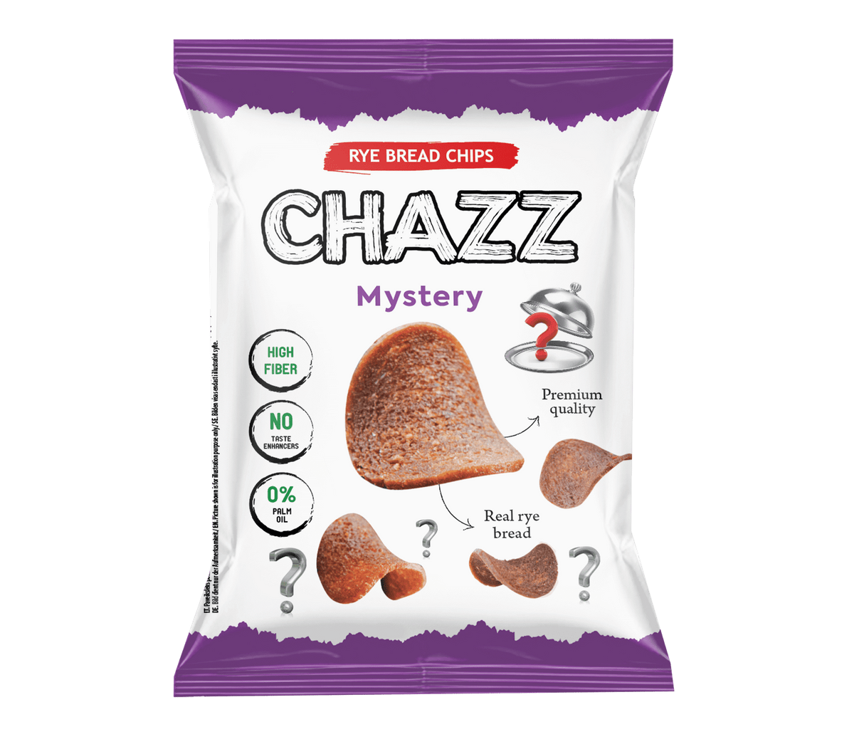 CHAZZ MYSTERY Flavor Baked Rye Bread Snacks 100g 3.5oz