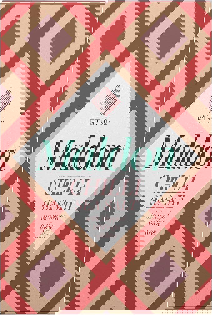 MALDON CHILLI Sea Salt Flakes with Aleppo & Bird's Eye Chillies 100g