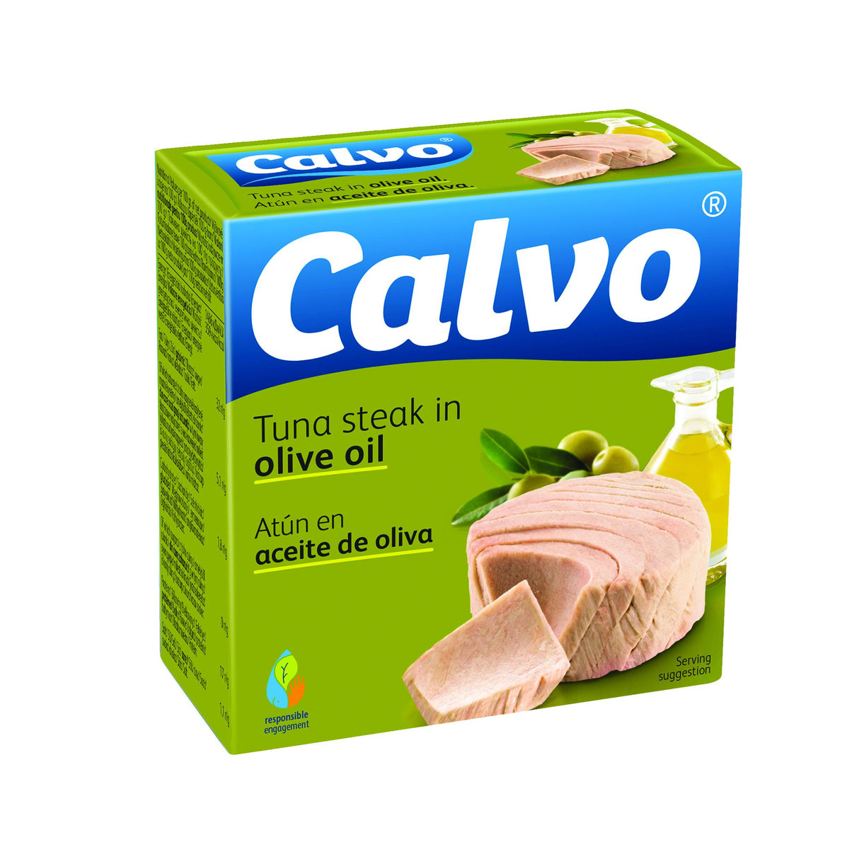 CALVO Natural Tuna Steak in Olive Oil 160g