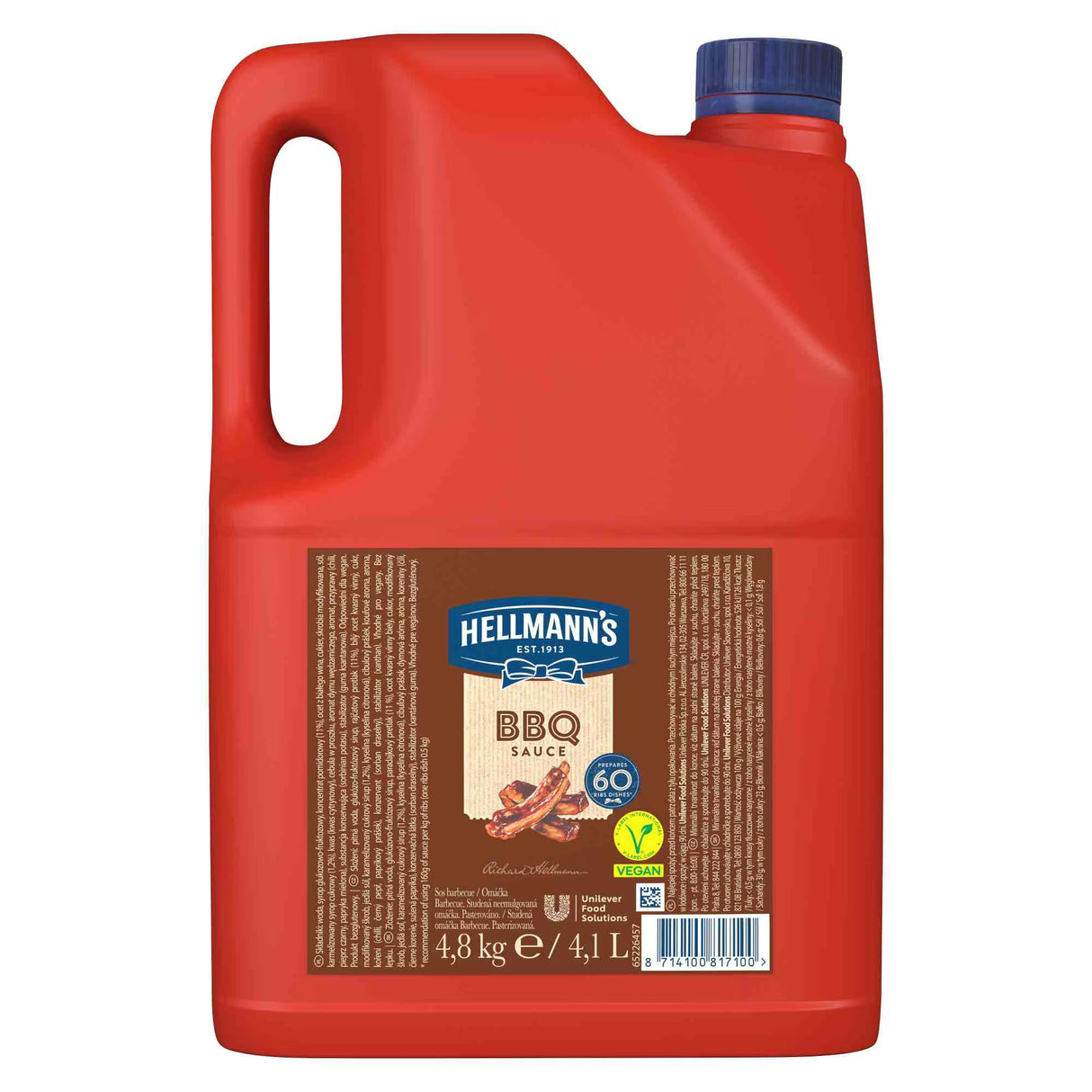 HELLMANNS BBQ Sauce 4.8kg