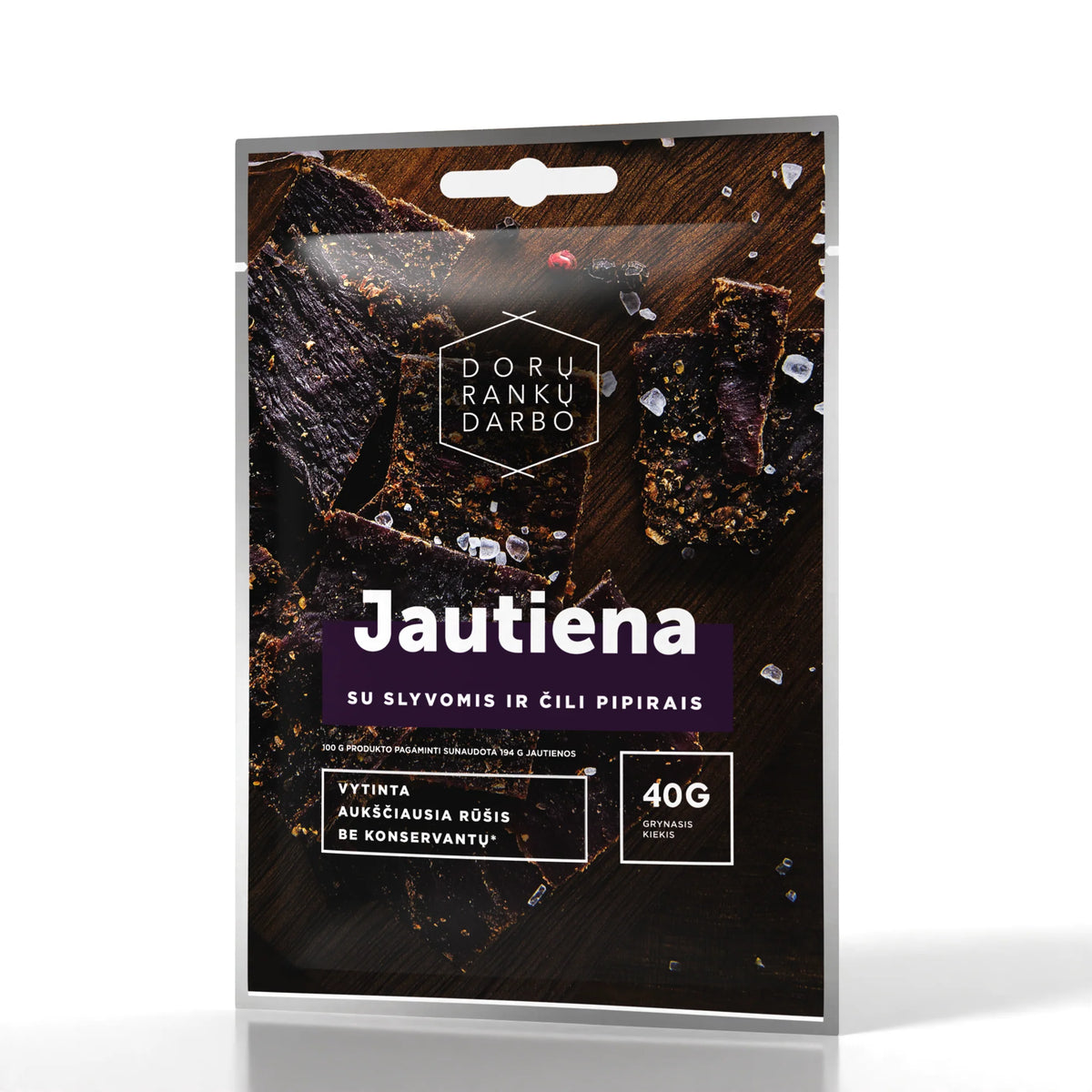 DORA Dried Beef Jerky with Plums & Chili Pepper 40g