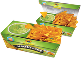 EL SABOR NACHO 'N DIP Tortilla Nacho Chips with Guacamole Sauce 175g 6.2oz