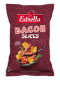 ESTRELLA BACON SLICES Flavor Crunchy Puffed Chips Snacks 110g 3.88oz