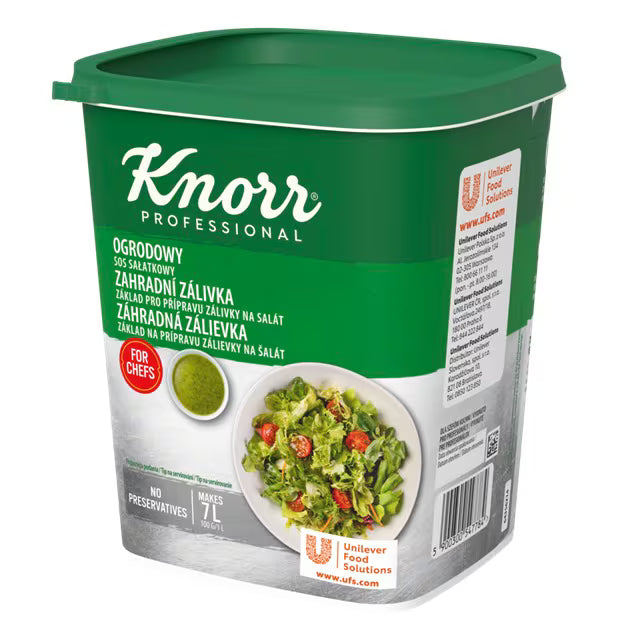 KNORR PROFESSIONAL GARDEN SALAD Dressing Sauce Preparation Powder For Chefs 700g 25oz