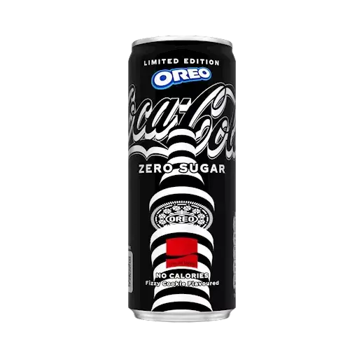 COCA COLA OREO Fizzy Cookie Flavor Limited Edition Zero Sugar Soft Drink 250ml