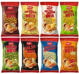 JEGA Crispy Coated Peanuts 8 Flavors Variety Snacks Bundle 8 x 200g