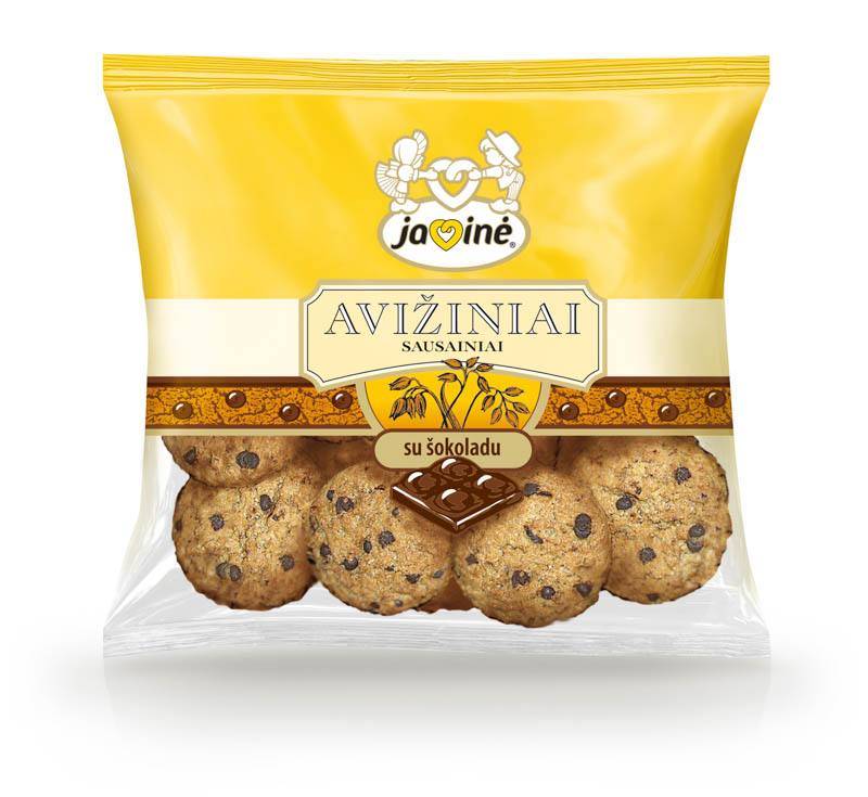 JAVINE Oatmeal Cookies with Chocolate Pieces 180g