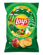 LAYS APPLE & CARAMEL Flavor Potato Chips New Festive Edition 130g 4.5oz