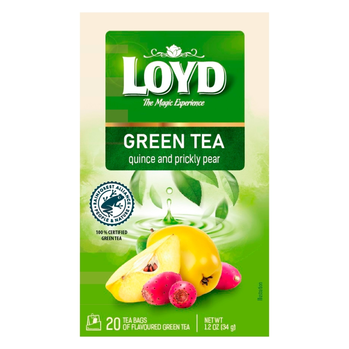 LOYD Quince & Prickly Pear Flavor Green Tea 34g