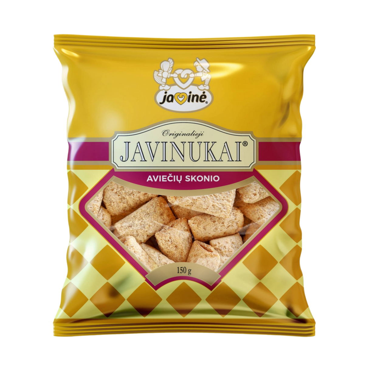 JAVINE Wafer Cookies with Raspberry Flavor Filling 150g