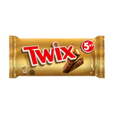 TWIX Chocolate Bar with Caramel & Cookie 5-pack 250g