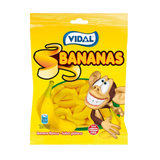 VIDAL BANANAS Gluten Free Banana Flavor Gummi Candies 12 x 90g