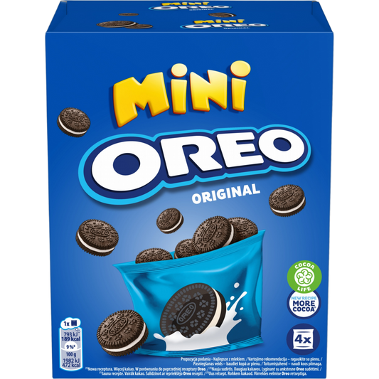 OREO ORIGINAL MINI Vanilla Cookies 160g 5.6oz