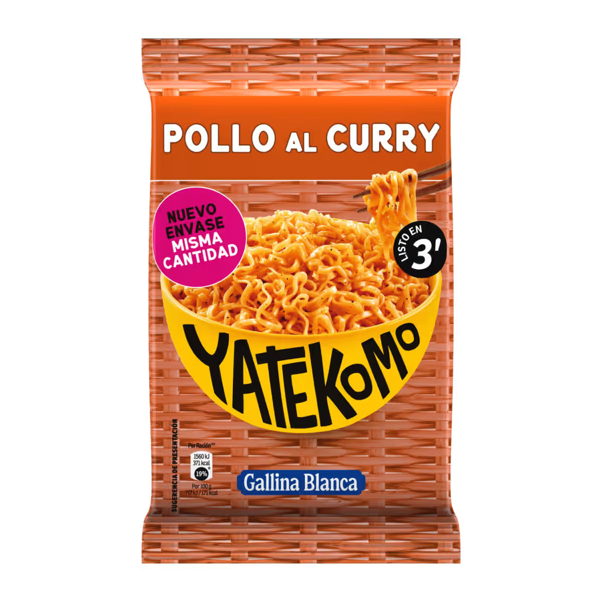 YATEKOMO Chicken & Curry Flavor Instant Ramen 82g