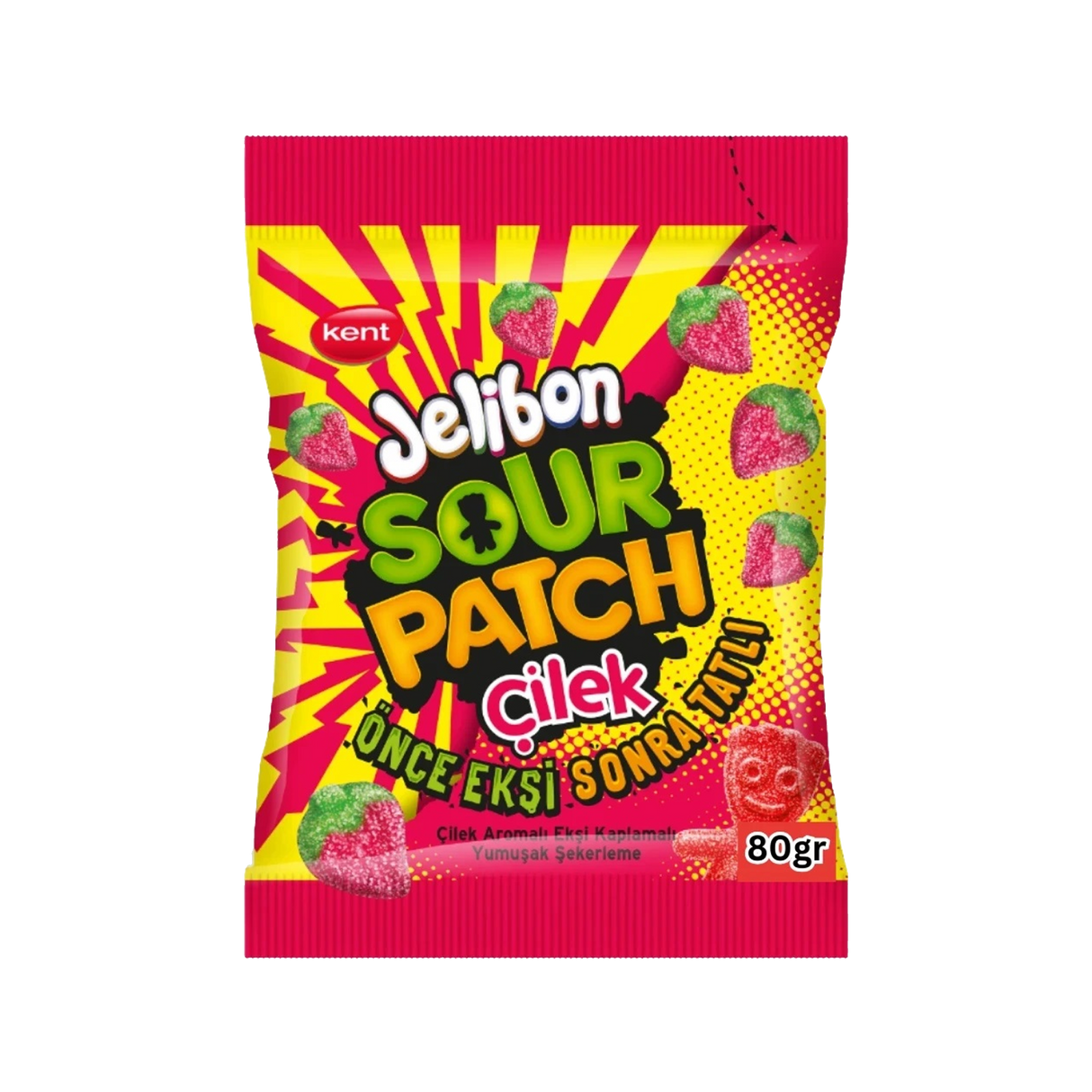 SOUR PATCH Strawberry Flavor Gummi Candies 80g