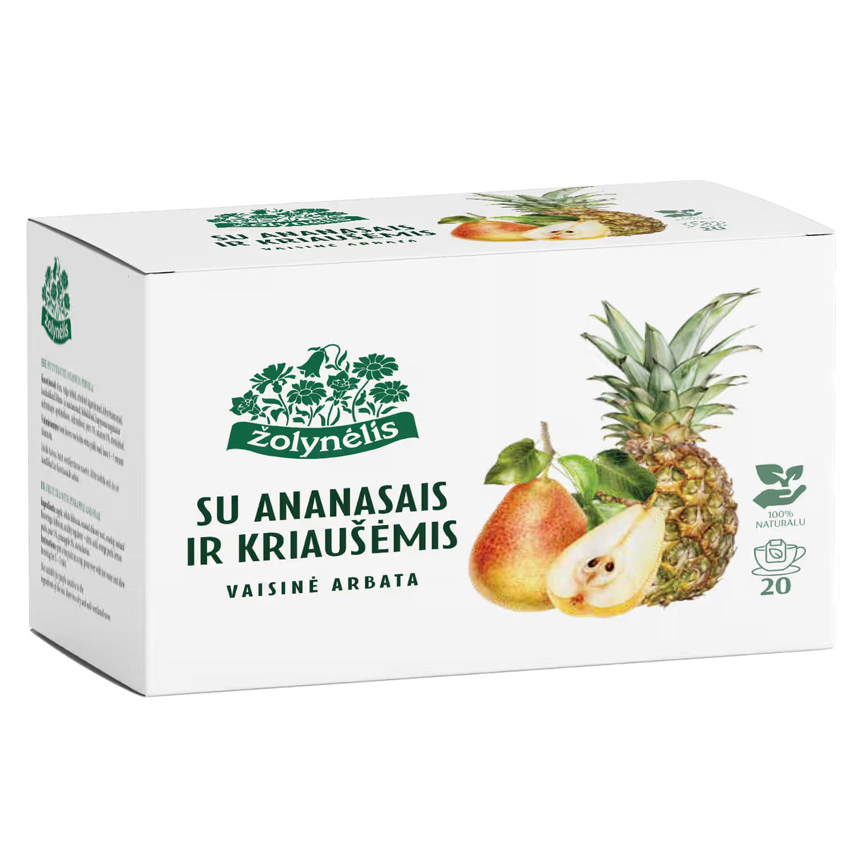 ŽOLYNĖLIS Natural Fruit Tea with Pineapple & Pear 40g