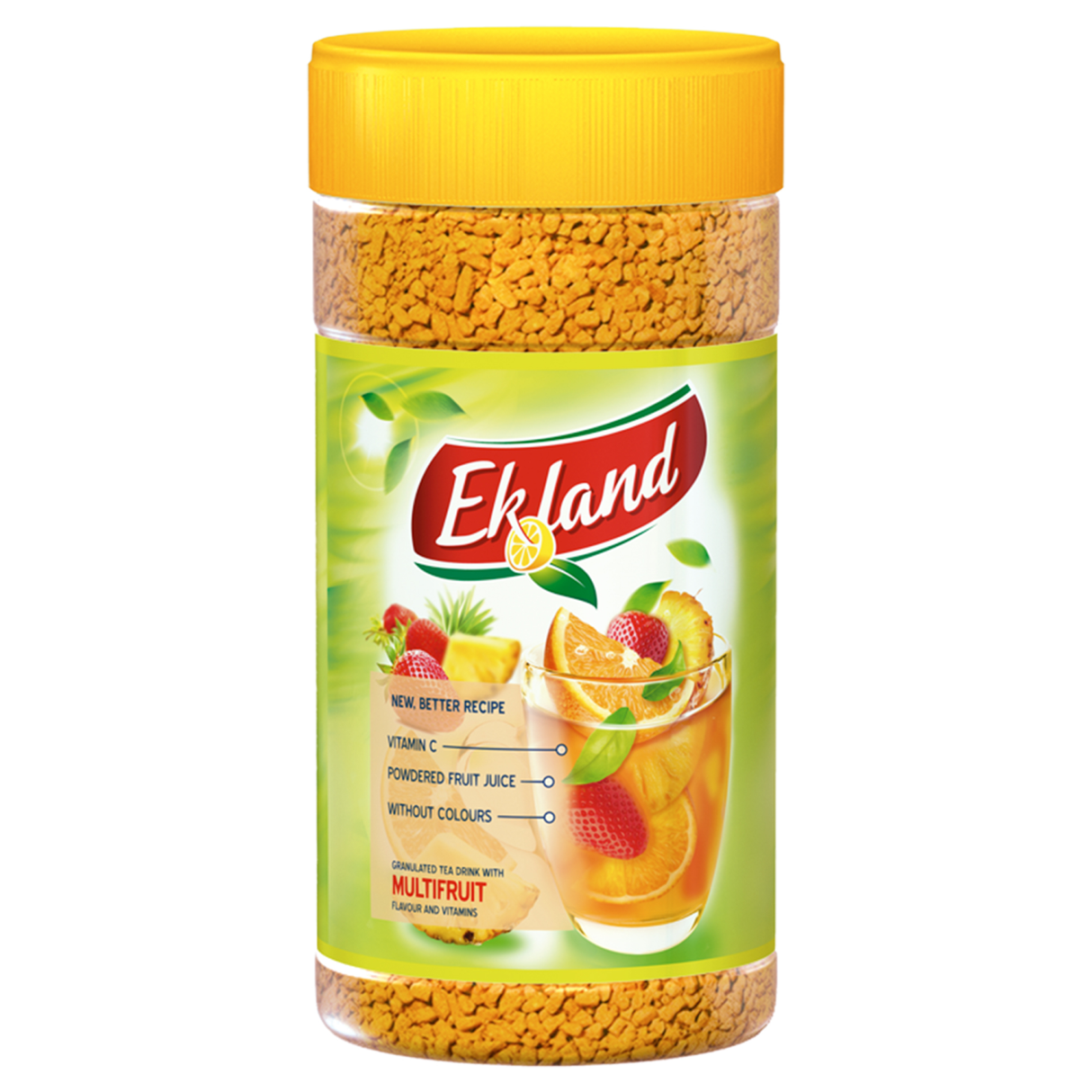 EKOLAND MULTIFRUIT Flavor Instant Granulated Tea with Vitamins 350g
