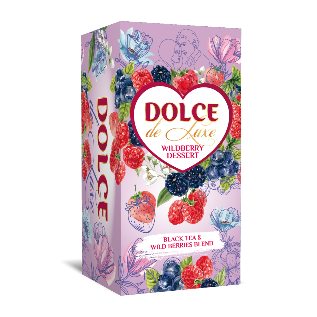 DOLCE DE LUXE Wildberry Desert Black Tea & Wild Berries Blend 50g