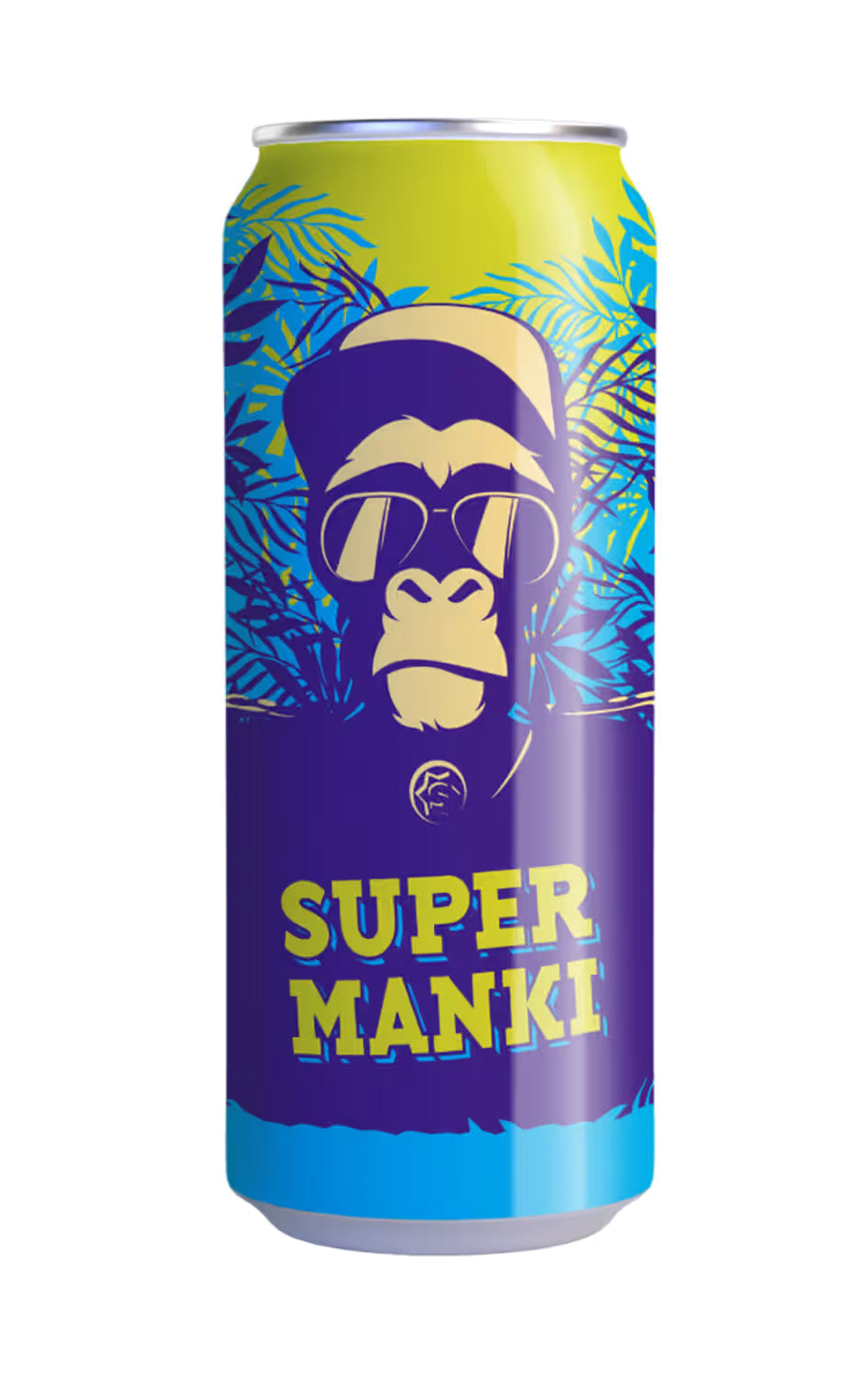 SUPER MANKI Energy Drink Flavor Sparkling Soft Drink with Mate Tea Extract and Vitamins 330ml
