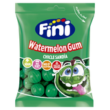 FINI WATERMELON Shape Bubble Gum with Fizzy Seeds Filling 90g 3.2oz
