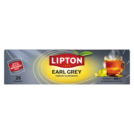 LIPTON EARL GREY Black Tea 12 x 37.5g