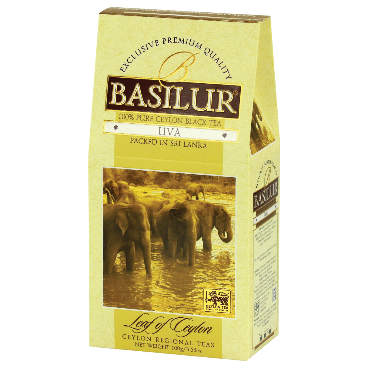 BASILUR UVA Pure Loose Ceylon Black Tea 100g