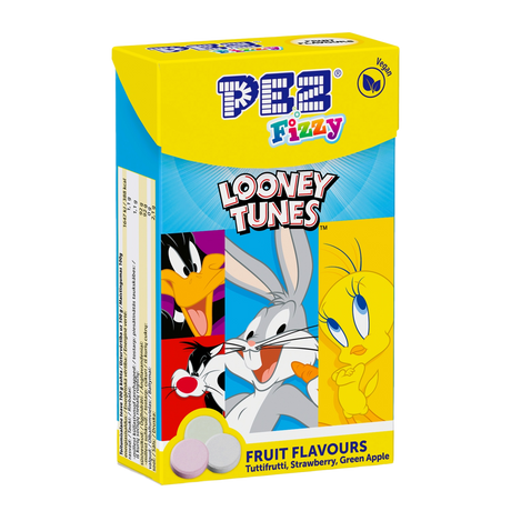 PEZ Fizzy Fruit Flavor Candies 30g