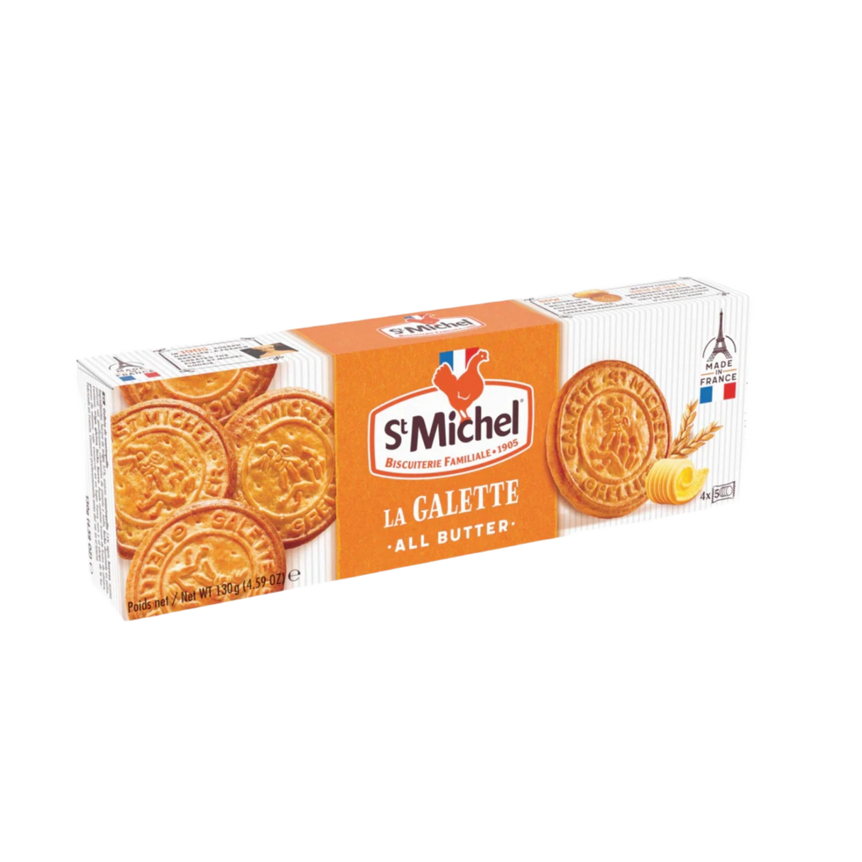 ST. MICHEL Traditional French All Butter Crunchy Cookies 130g