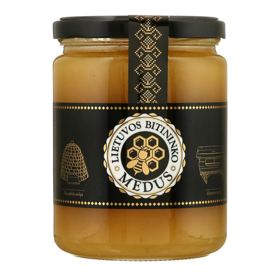KORIO 100% NATURAL Lithuanian Hard Honey Jar 700g 25oz