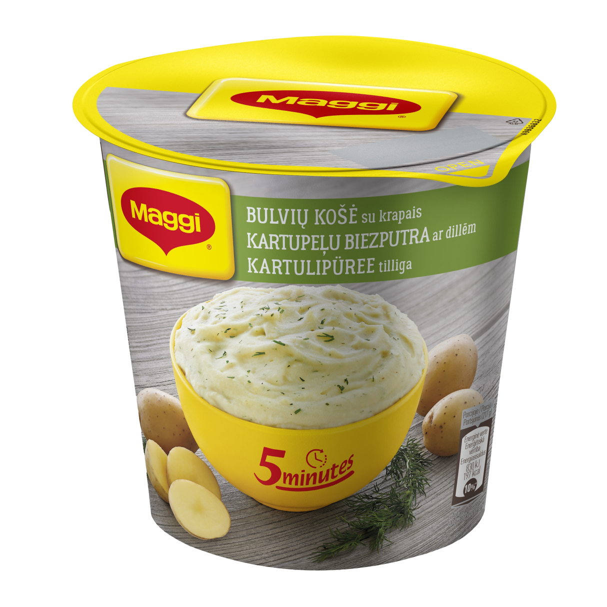 MAGGI Instant Mashed Potato with Dill 50g