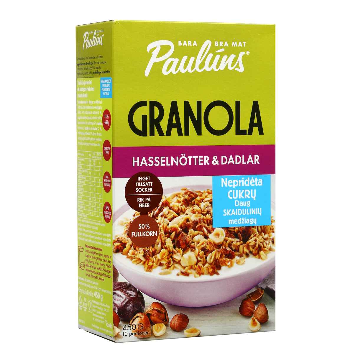 PAULUNS Granola with Hazelnuts 450g