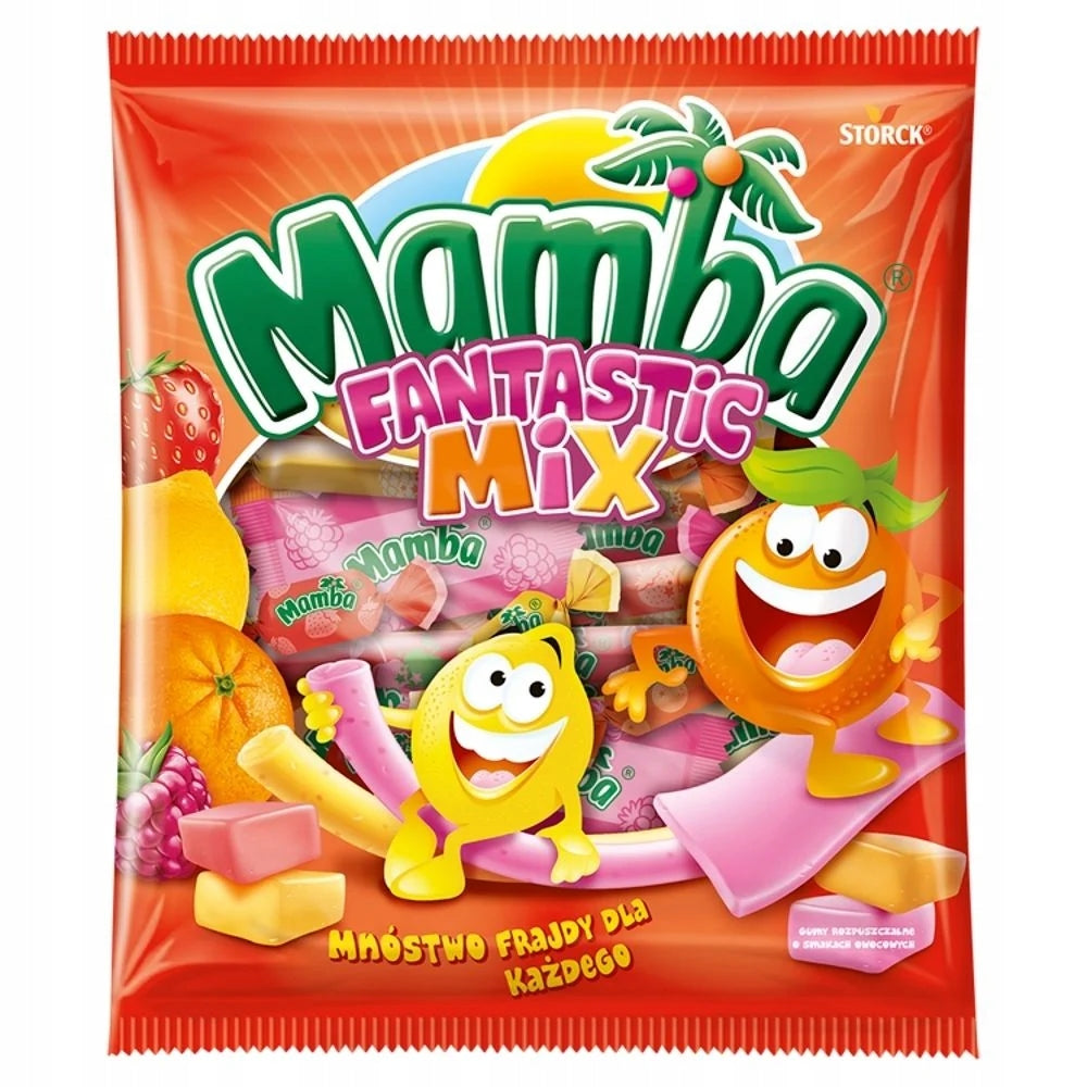 MAMBA FANTASTIC MIX Fruit Flavor Chewy Candies 140g