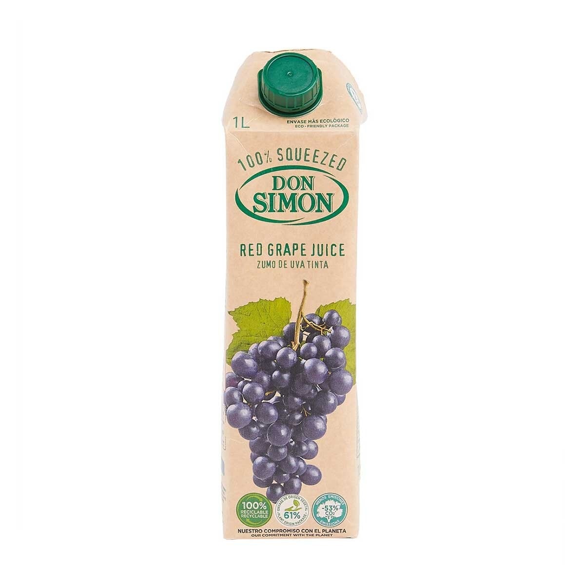 DON SIMON 100% Squeezed Red Grape Juice 1L