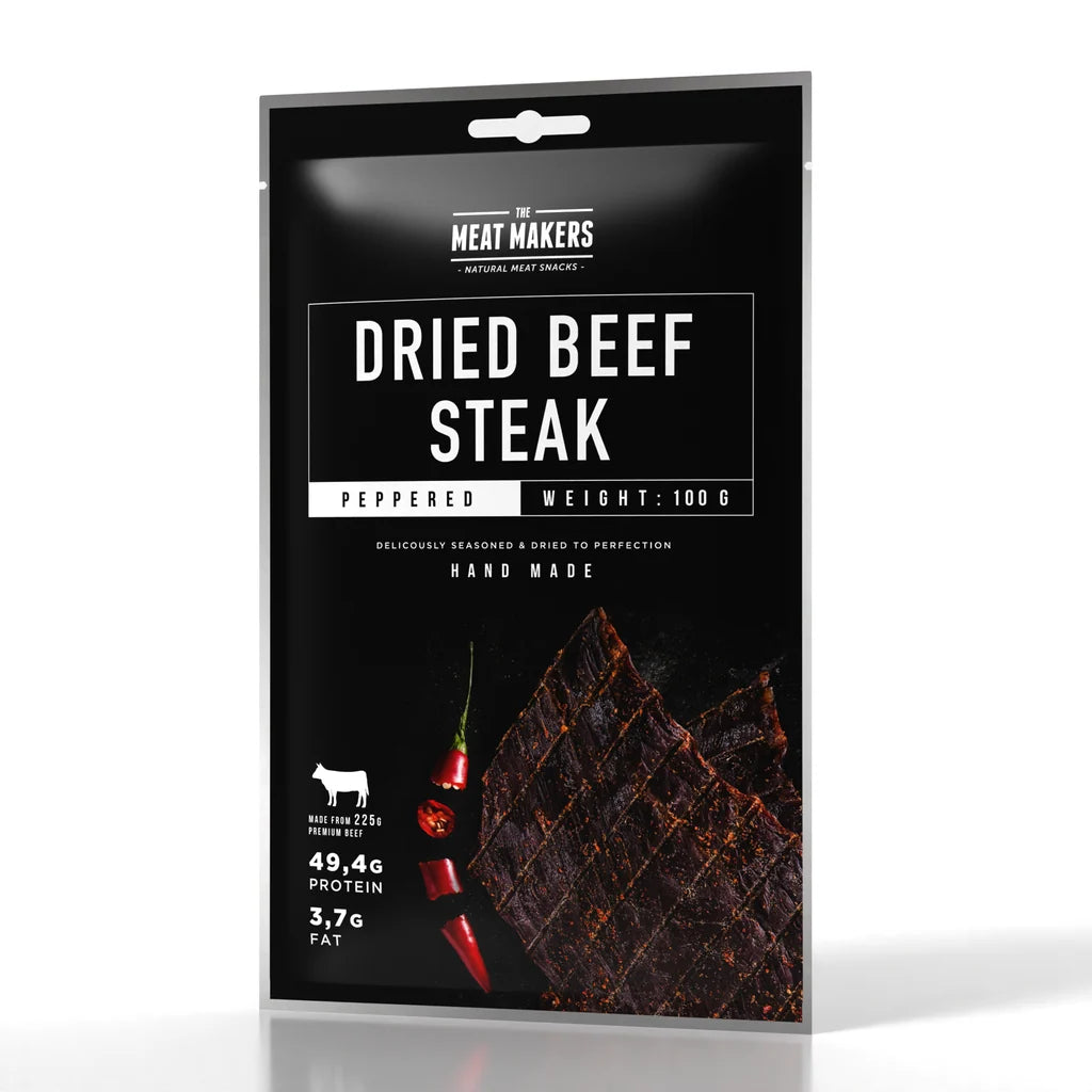 DORA Dried Peppered Beef Steak Jerky 100g