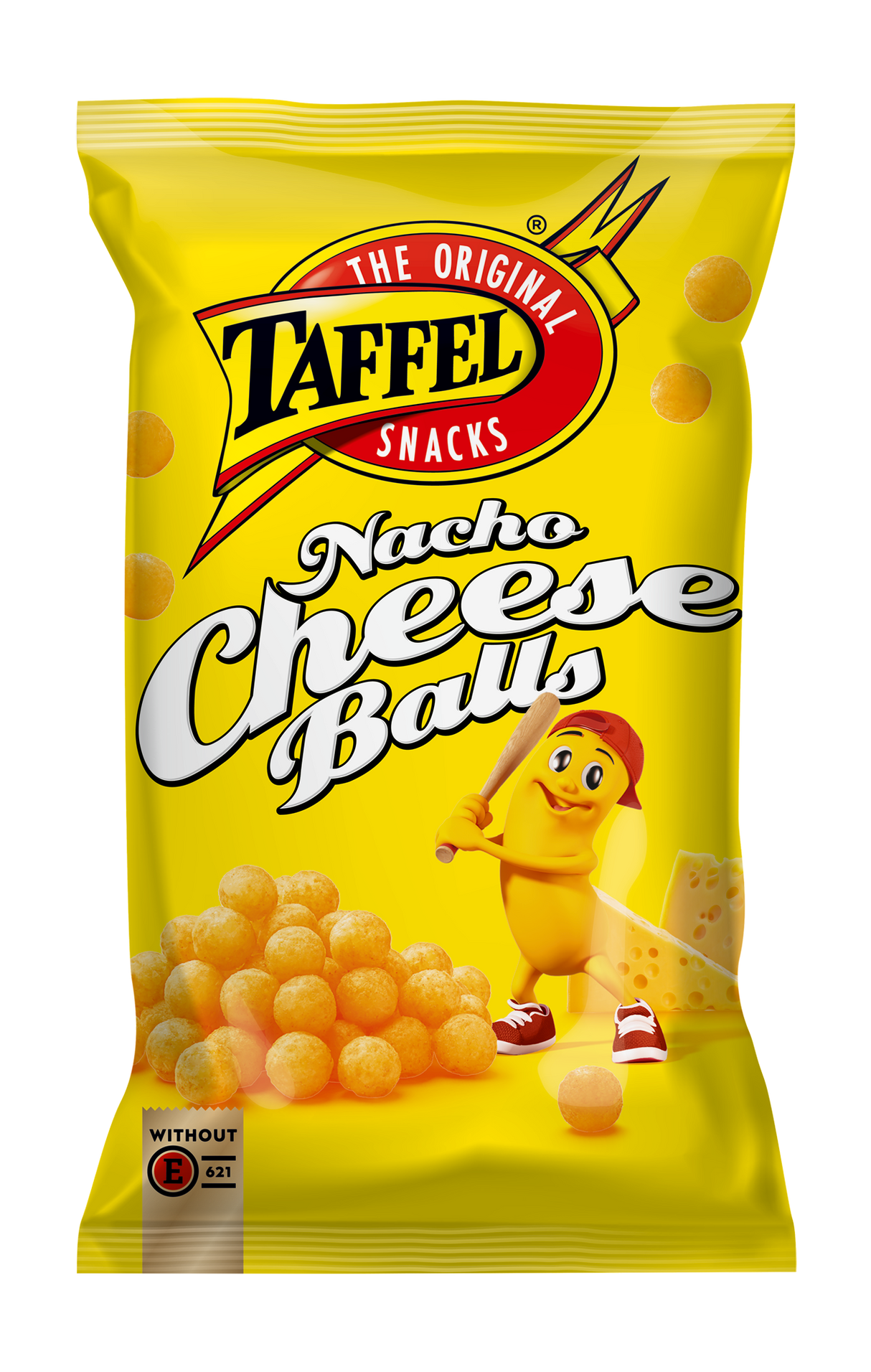 TAFFEL NACHO CHEESE BALLS Puffed Chips 60g