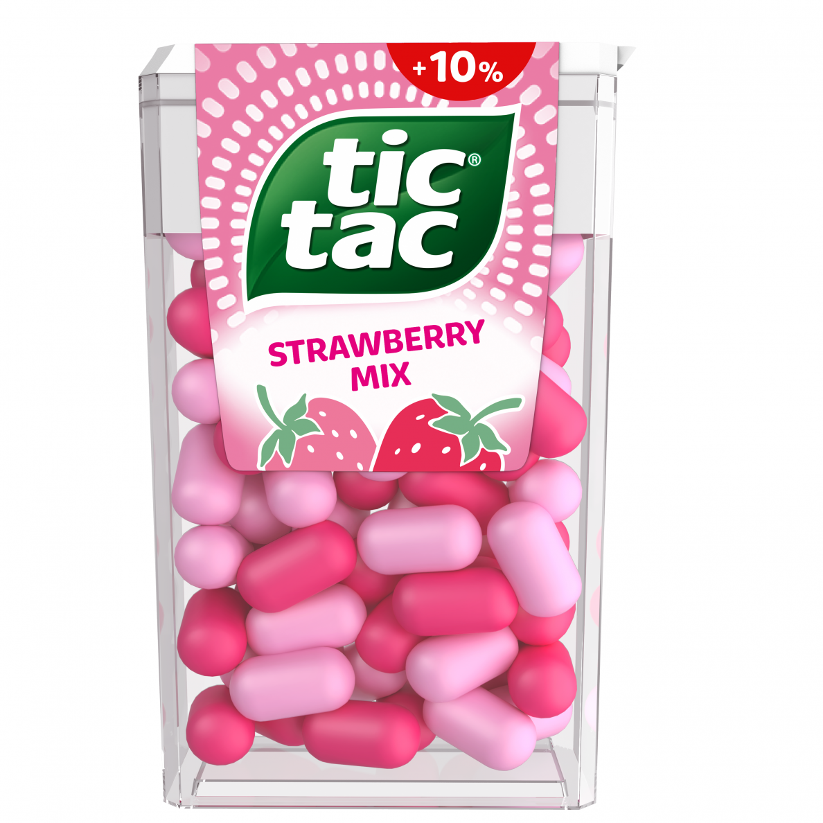 TIC TAC Sweet & Sour Strawberry Mix Pastilles 54g