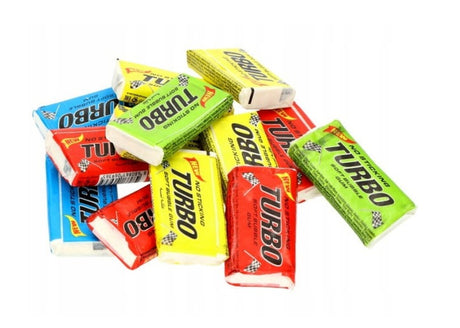 TURBO Bubble Gum Tutti Frutti Flavor (100 gums box)