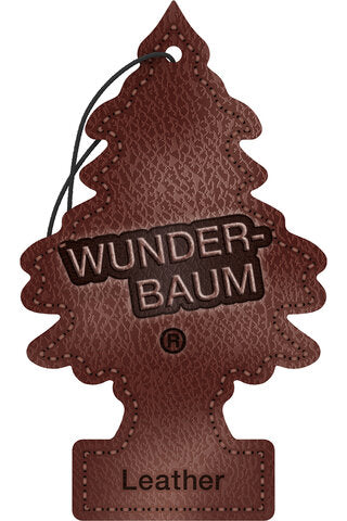 WUNDER BAUM Leather Little Trees Hanging Car Scent