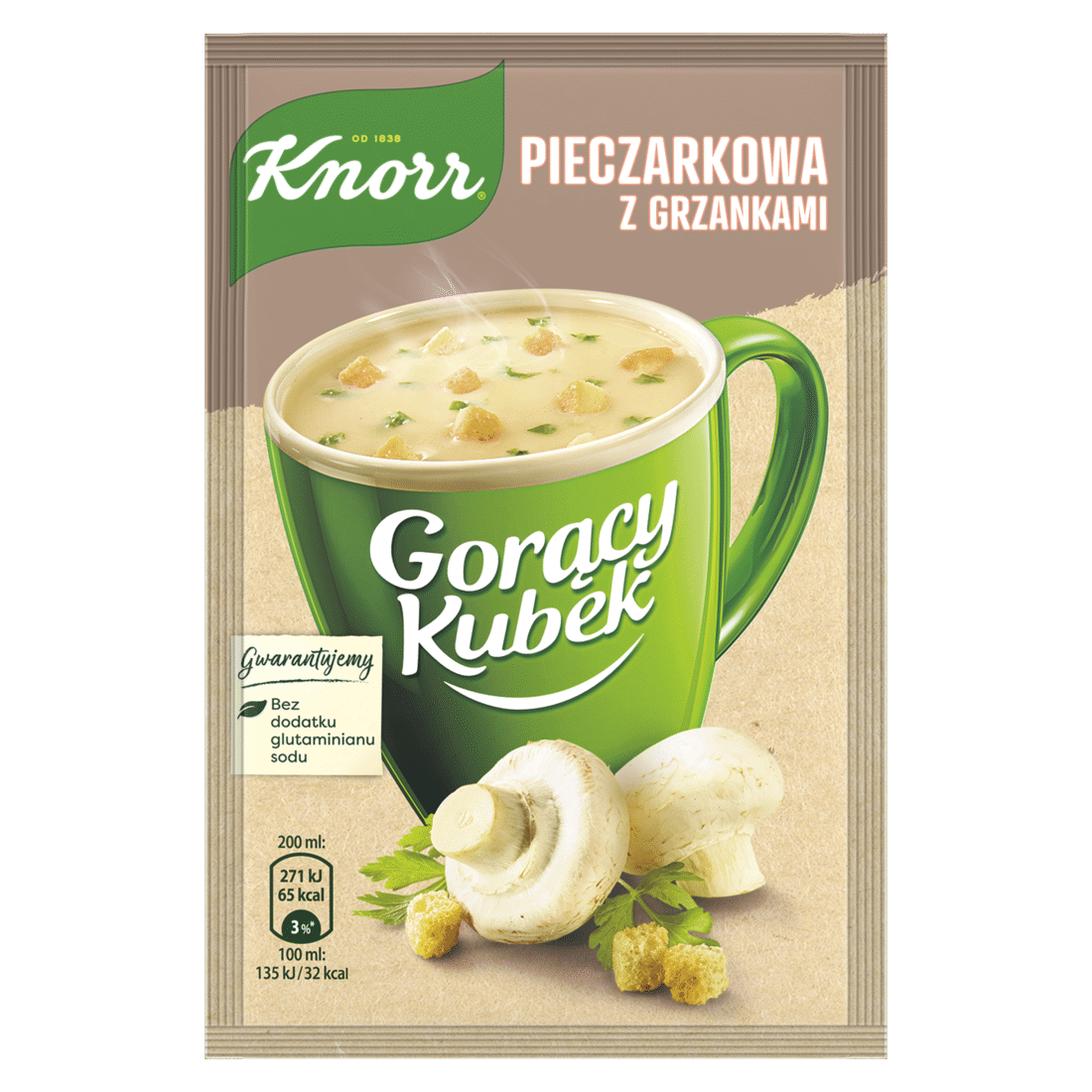 KNORR Instant Champignon Flavor Soup with Croutons 15g