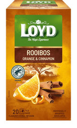 LOYD ROOIBOS ORANGE & CINNAMON Flavor Herbal Tea 10 x 40g