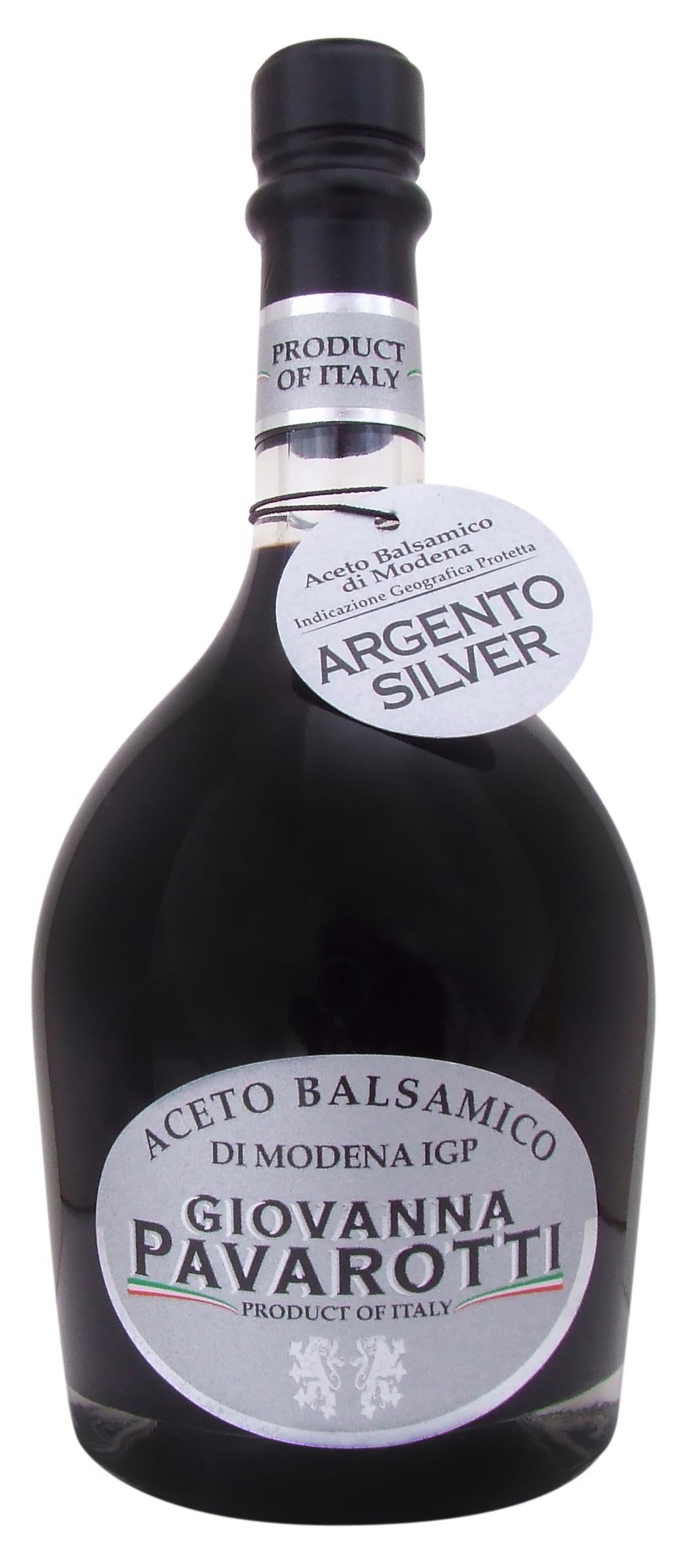 GIOVANNA PAVAROTTI SILVER Balsamic Vinegar Aceto di Balsamico IGP 250ml