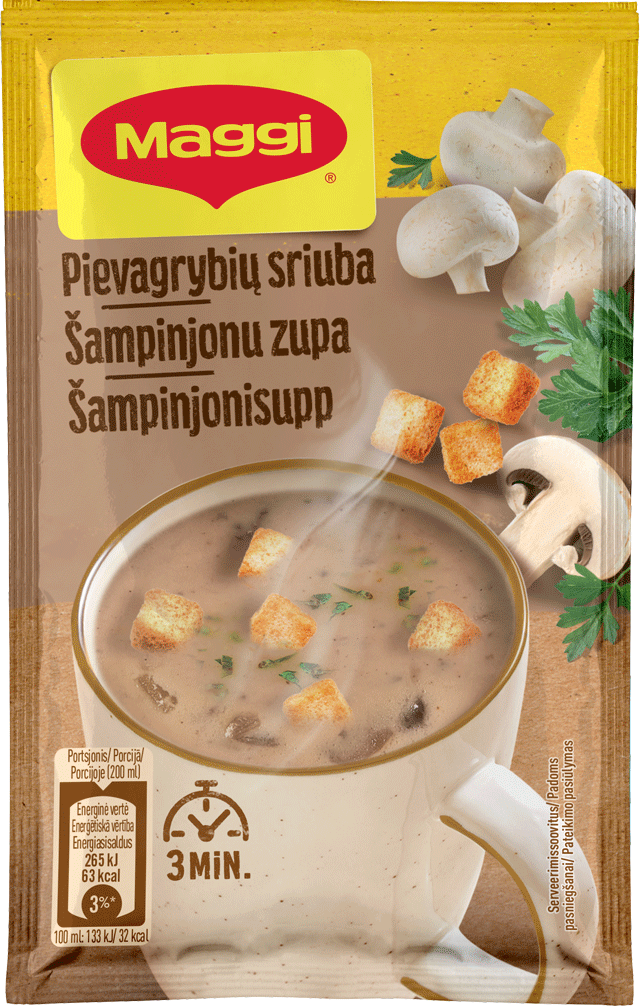 MAGGI Instant Champignon Soup with Croutons 16g